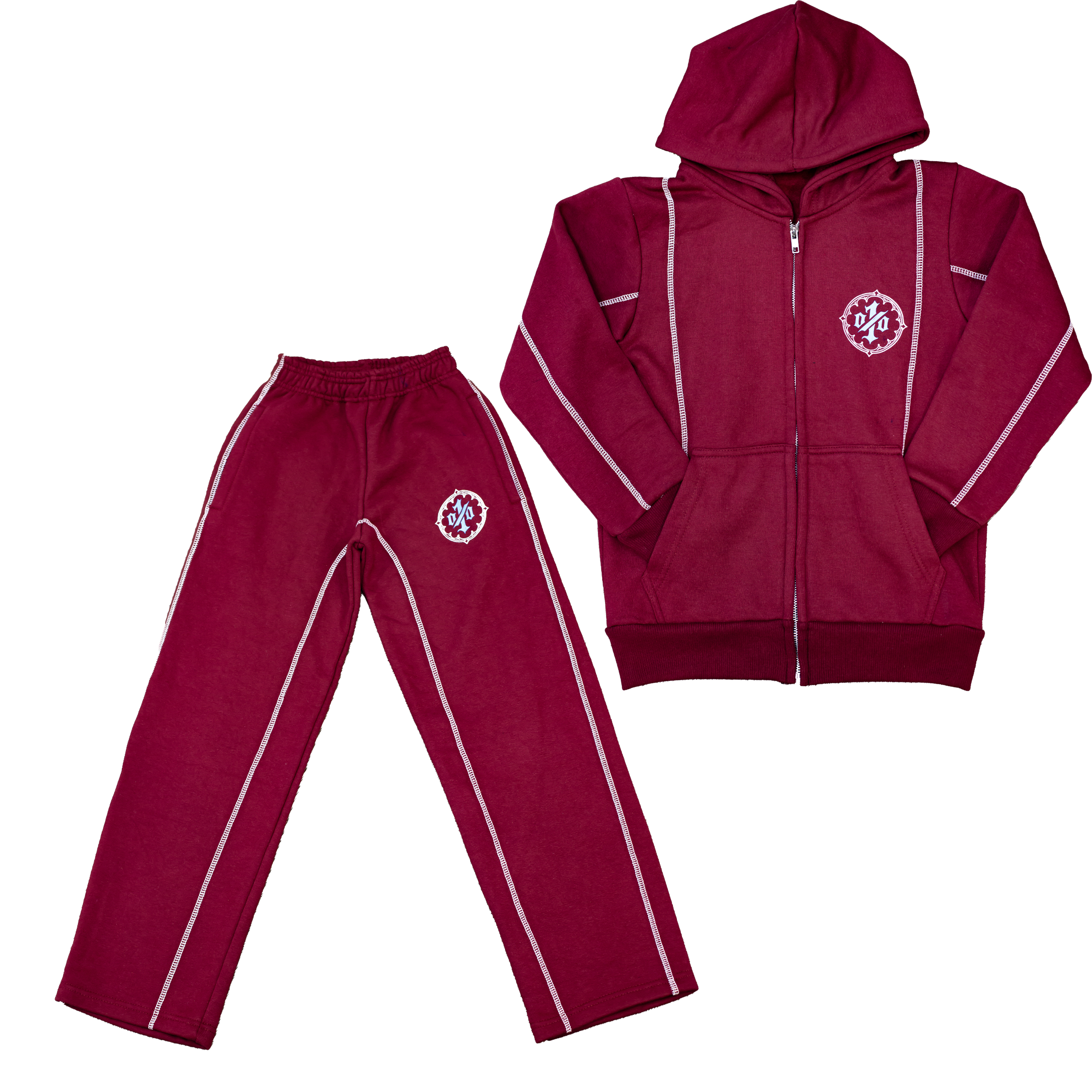 THE LUXOR TRACKSUIT— CLARET