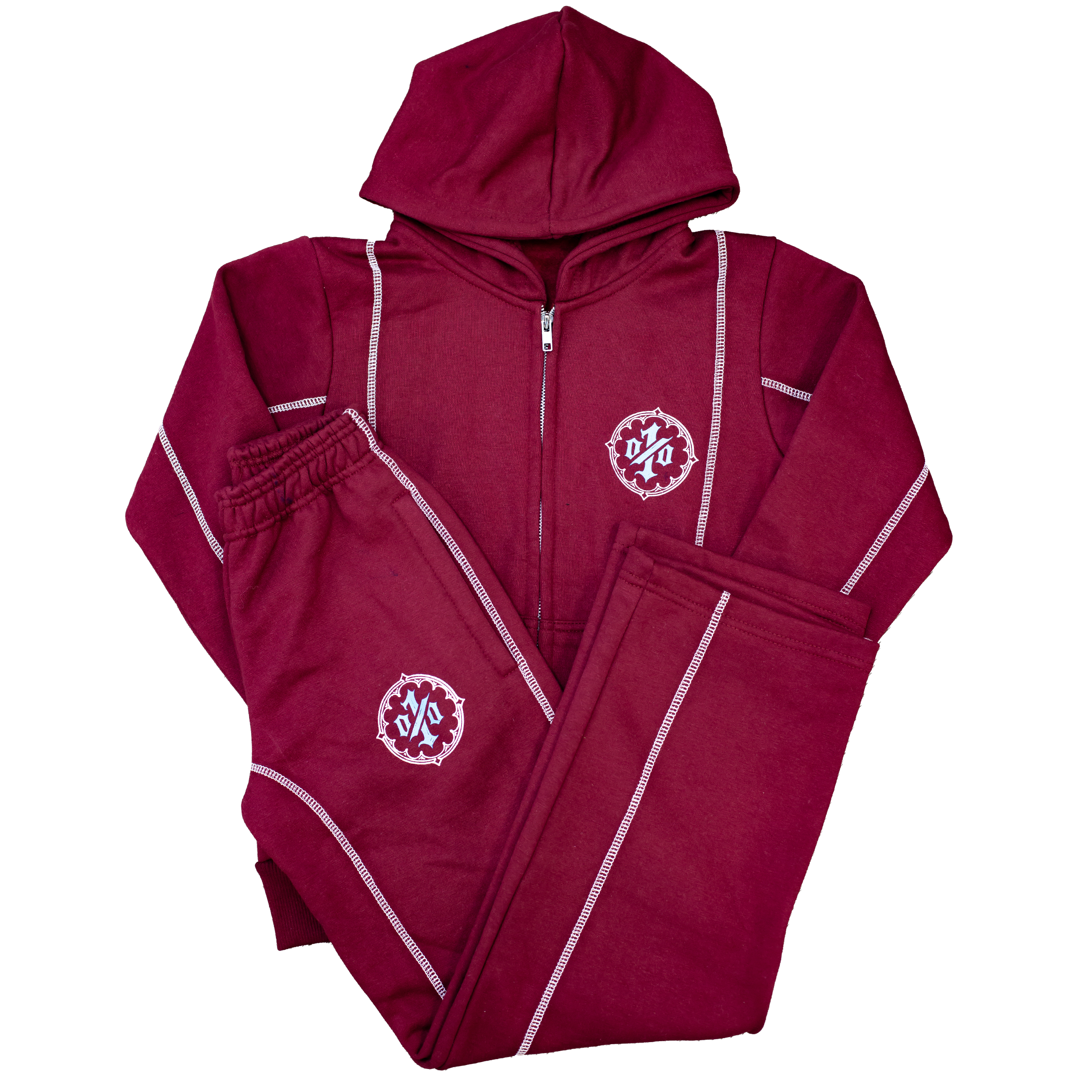 THE LUXOR TRACKSUIT— CLARET